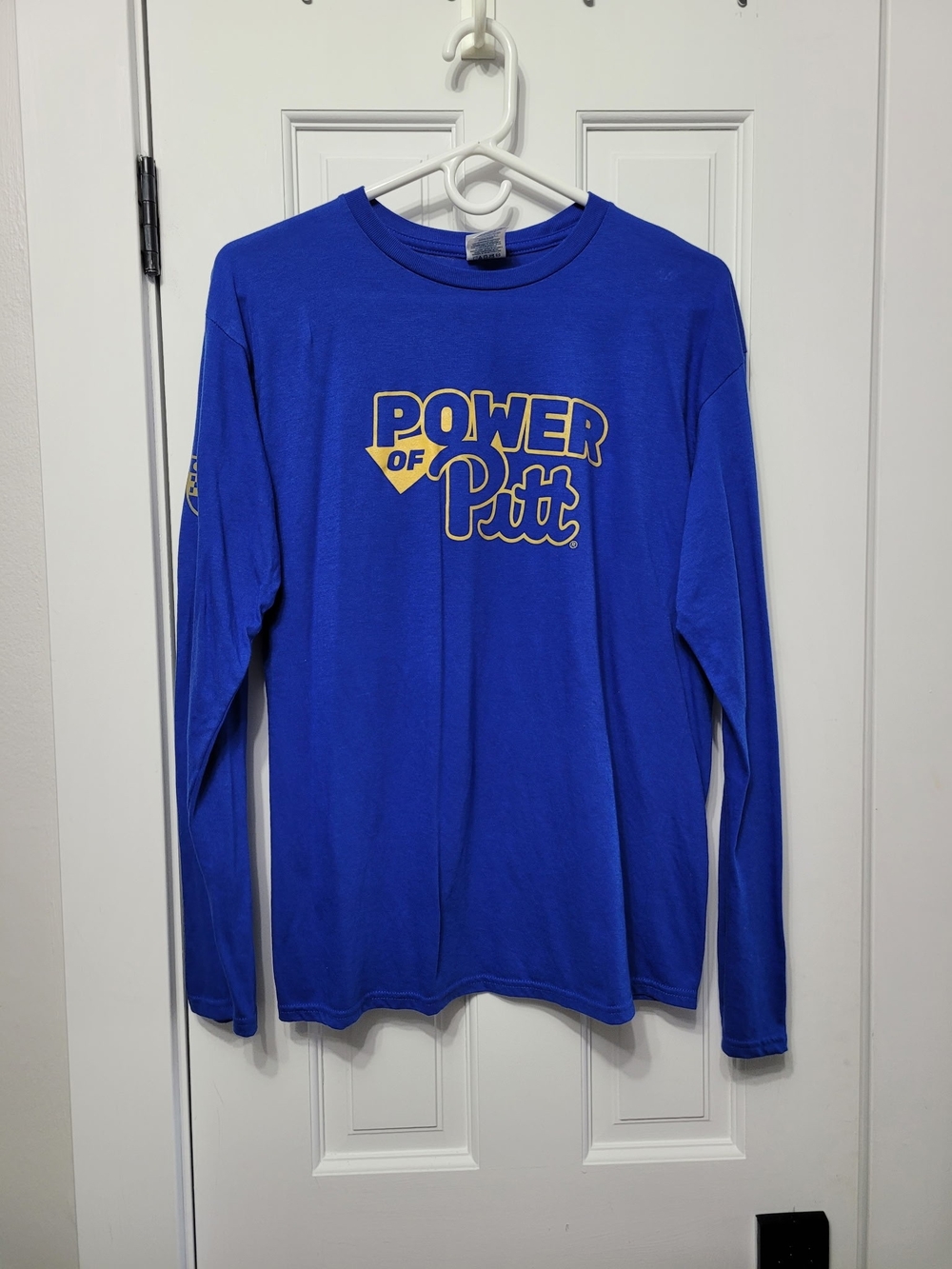 Delta Royal Blue "Power of Pitt" Long Sleeve Tee